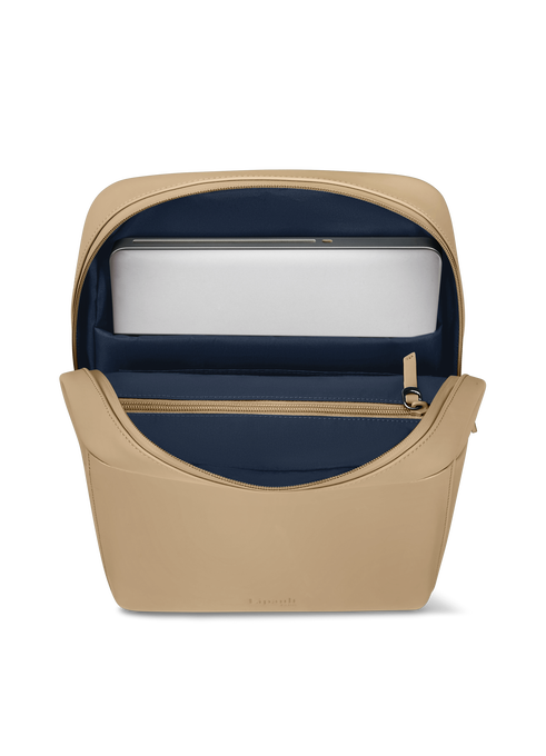 Lipault Lost In Berlin Square Backpack 2.0  Sandstone