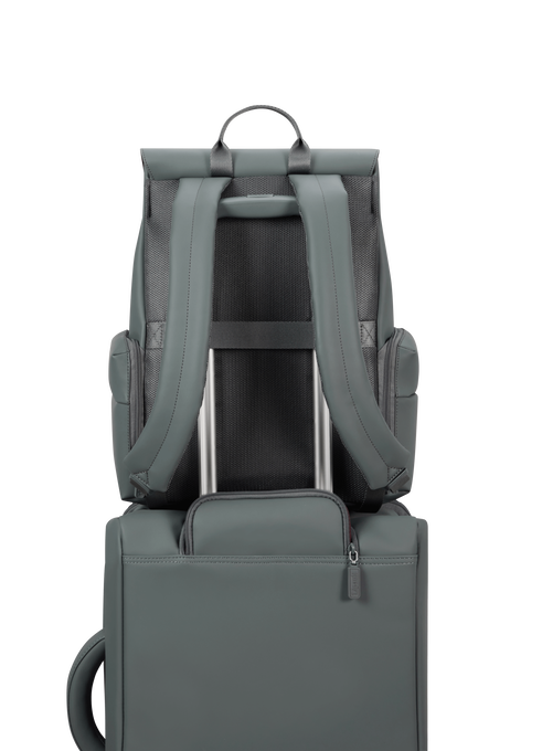 Lipault Lost In Berlin Cargo Backpack  Cement Storm