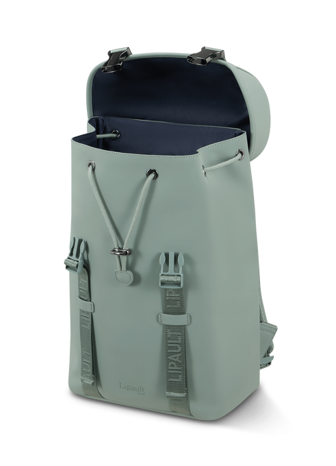 Lipault Lost In Berlin MIini Exile Backpack  Yoga Green