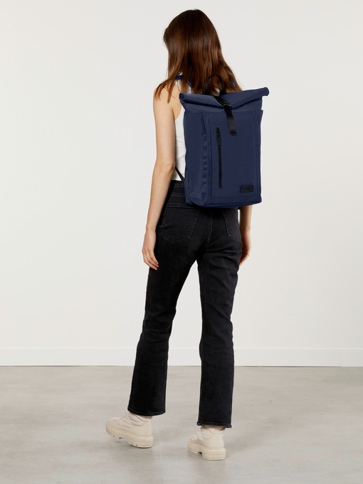 Lipault City Plume Rolltop Backpack  Navy Lipault City Plume Rolltop Backpack  Navy