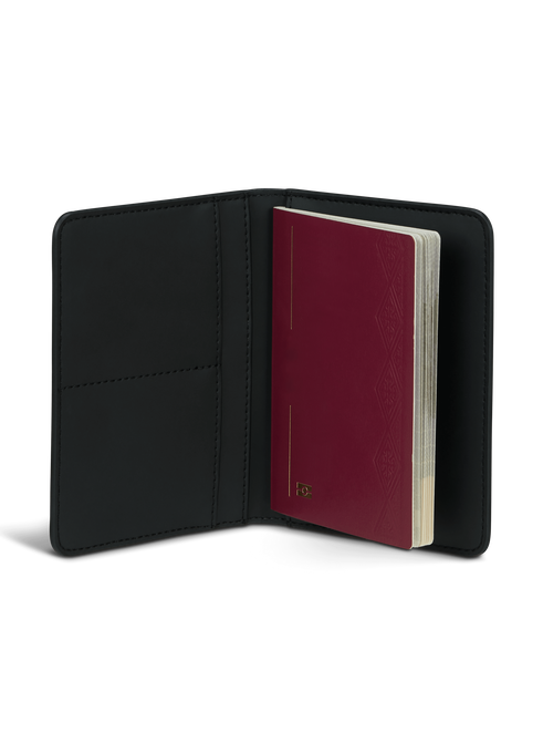 Lipault Lost In Berlin Passport cover Black Lipault Lost In Berlin Passport cover Black