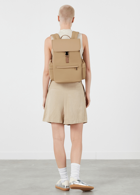 Lipault Lost In Berlin Mini Cargo Backpack  Sandstone