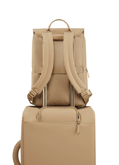 Lipault Lost In Berlin Square Backpack 2.0  Sandstone