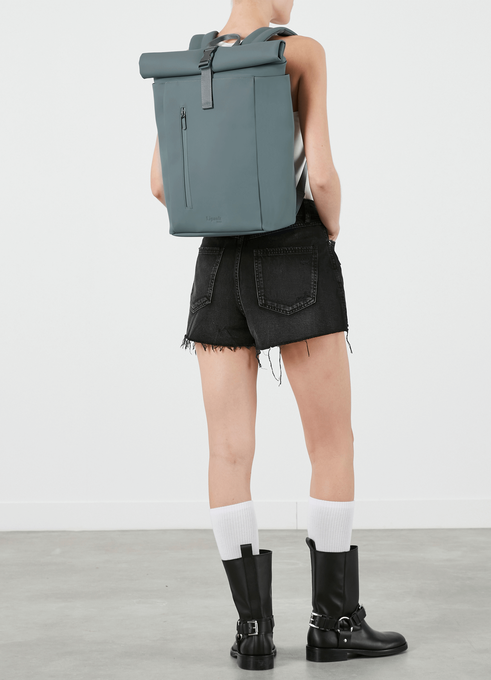 Lipault Lost In Berlin Rolltop Backpack 2.0  Cement Storm
