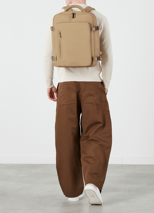 Lipault Lost In Berlin Travel Backpack 2.0  Sandstone Lipault Lost In Berlin Travel Backpack 2.0  Sandstone