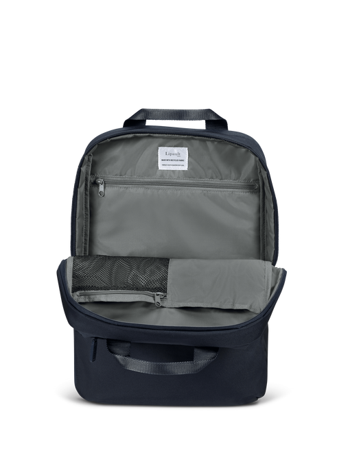 Lipault 4BIZ Laptop Backpack Carbon Blue