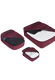 Lipault Lipault Travel Accessories Set Of 3 Packing Cubes  Bordeaux Lipault Lipault Travel Accessories Set Of 3 Packing Cubes  Bordeaux