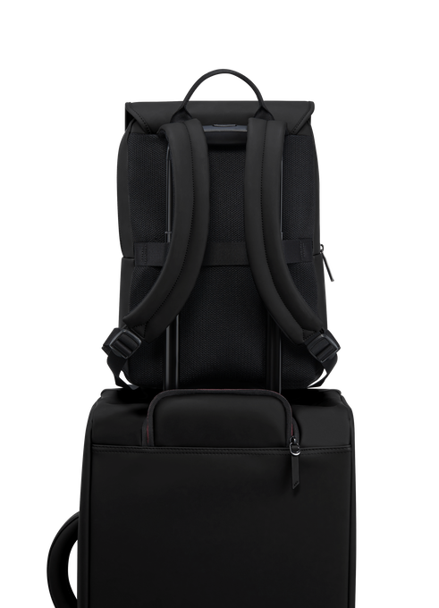 Lipault Lost In Berlin Square Backpack 2.0  Black Lipault Lost In Berlin Square Backpack 2.0  Black