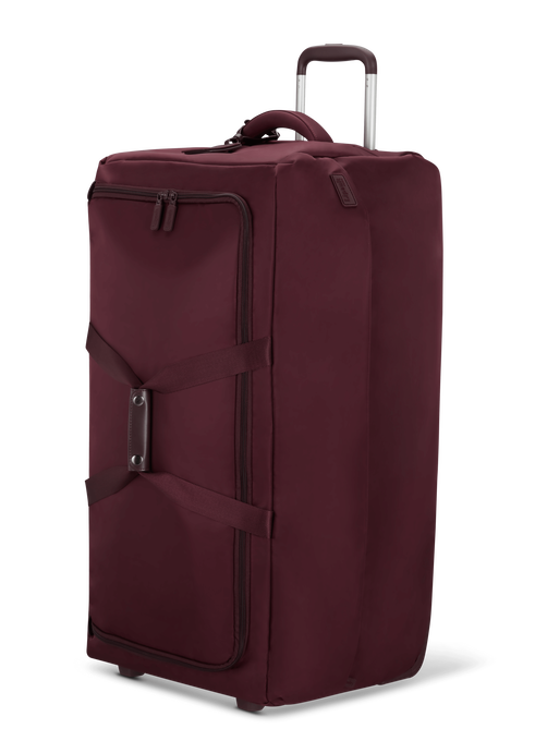 Lipault Foldable Plume Duffle with Wheels  Bordeaux Lipault Foldable Plume Duffle with Wheels  Bordeaux