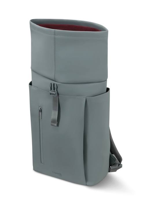 Lipault Lost In Berlin Rolltop Backpack 2.0  Cement Storm