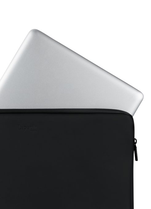 Lipault Lost In Berlin Laptop Sleeve  Black